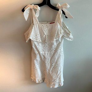 White Lace Romper